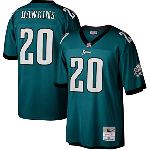 Mitchell & Ness Brian Dawkins #20 Philadelphia Eagles Legacy Throwback NFL Trikot Grün, L von Mitchell & Ness