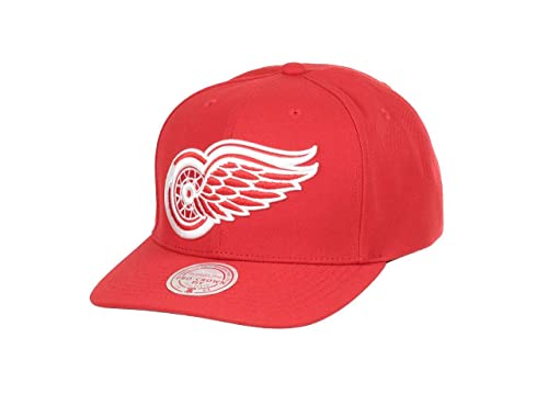 Mitchell & Ness Detroit Red Wings Red NHL Team Ground 2.0 Pro Snapback Cap - One-Size von Mitchell & Ness