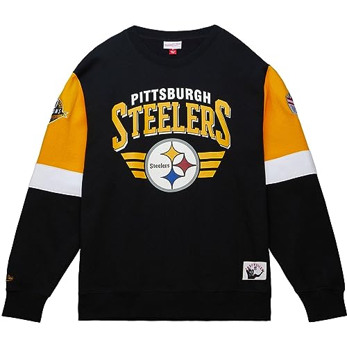 Mitchell & Ness Fleece Pullover Pittsburgh Steelers - L von Mitchell & Ness