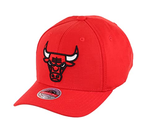 Mitchell & Ness Herren Snapback Caps Team Ground Chicago Bulls Stretch rot Verstellbar von Mitchell & Ness