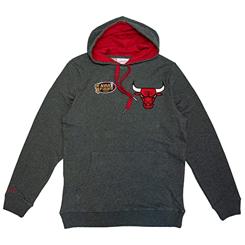 Mitchell & Ness NBA Classic French Terry Hoodie (L, Chicago Bulls) von Mitchell & Ness