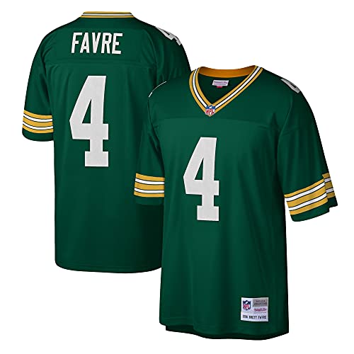 Mitchell & Ness NFL Legacy Jersey - Green Bay Packers - Brett Favre #4, Grün, XL von Mitchell & Ness