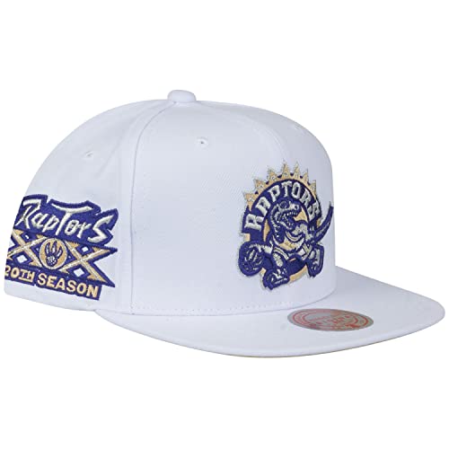 Mitchell & Ness Snapback Cap Winter White Toronto Raptors von Mitchell & Ness