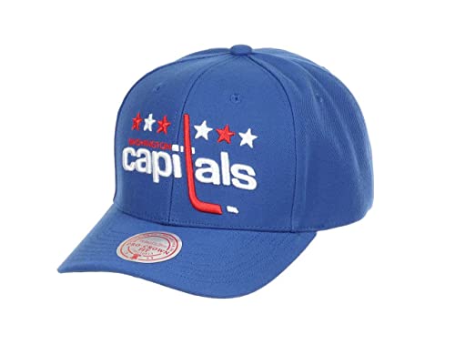 Mitchell & Ness Washington Capitals Blue NHL Team Ground 2.0 Pro Snapback Cap - One-Size von Mitchell & Ness
