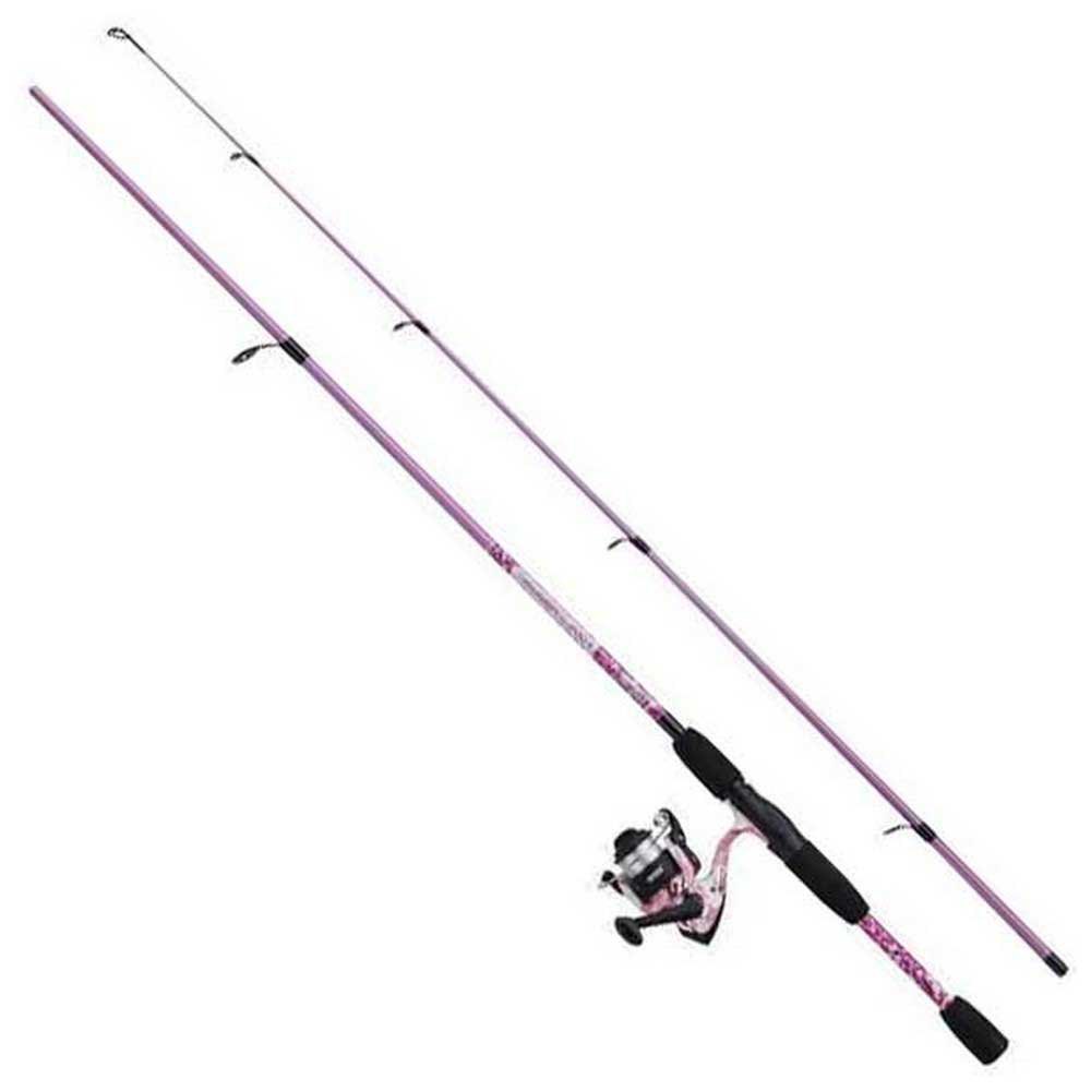 Mitchell Tanager Pink Camo Ii Spinning Combo Rosa 2.10 m / 7-20 g von Mitchell