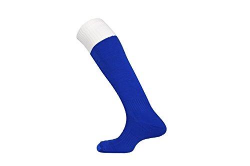 MITRE Mercury Kontrast Fußball Sport Socke, unisex, Mercury Contrast, Royal/Weiß von Mitre
