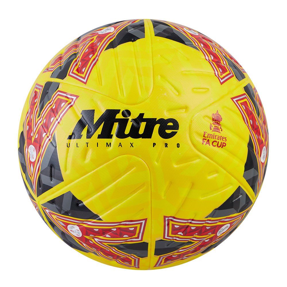 Mitre Fa Cup Ultimax Pro 23/24 Football Ball Gelb 5 von Mitre