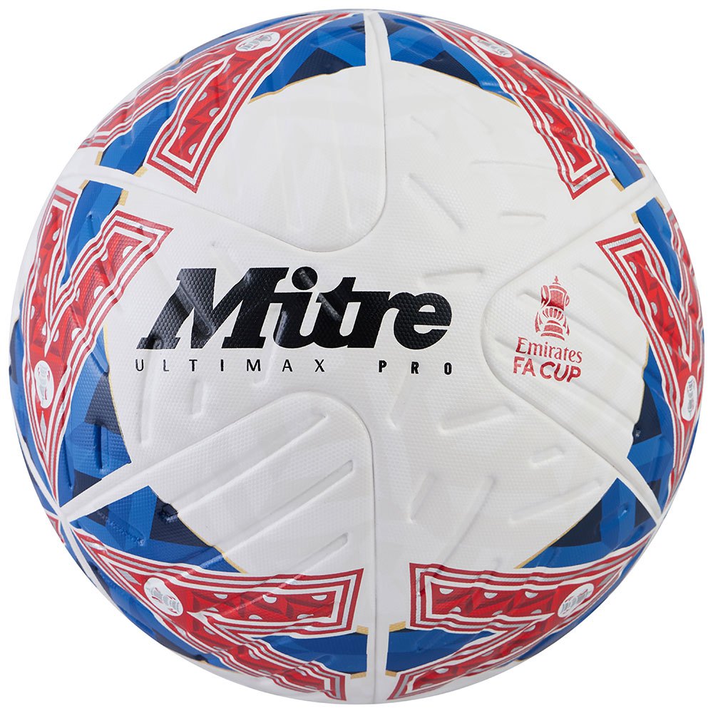 Mitre Fa Cup Ultimax Pro 23/24 Football Ball Weiß 5 von Mitre