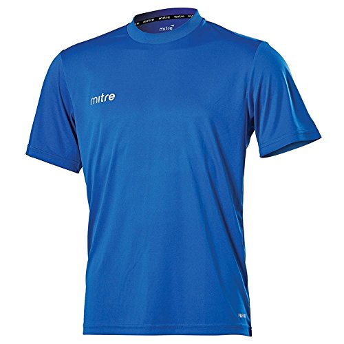 Mitre Herren Camero Kurzärmliges Fußball-Shirt Match Day, Königsblau, X-Large/46-48 Inch von Mitre