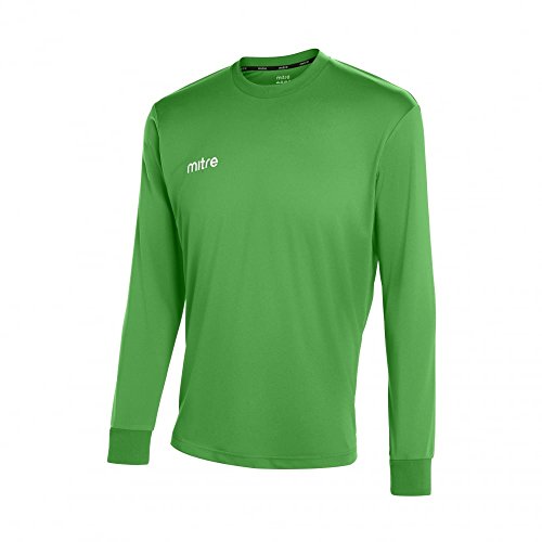 Mitre Herren Langärmliges Fußball-Shirt Match Day Camero, Smaragd, Small/34-36 Inch, T70053EB1 von Mitre