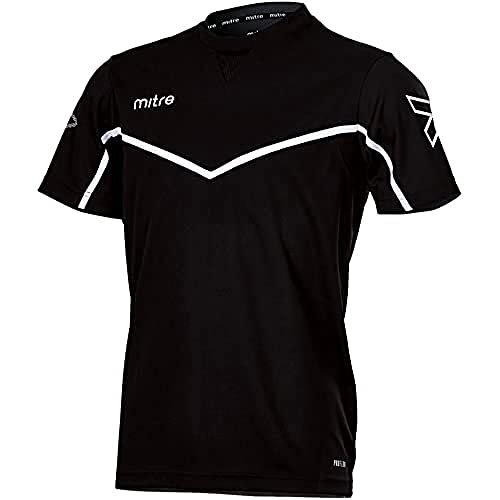 Mitre Herren Primero Fußball Training T-Shirt M schwarz/weiß von Mitre