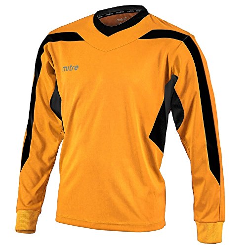 Mitre Herren 's Frequenz Fußball Match Day Shirt XL Amb/Blk von Mitre