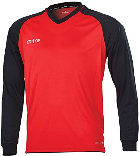 Mitre Kinder Cabrio Fußball Match Day Shirt S Scarlet/Black von Mitre