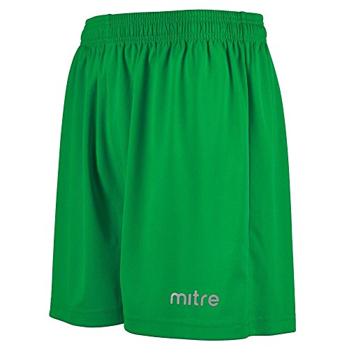 Mitre Kinder Metrisches 2 Fußball Training Shorts L smaragdgrün von Mitre