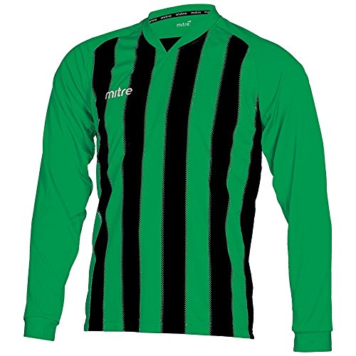 Mitre Kinder Optimieren Fußball Match Day Shirt L Emerald/Black von Mitre