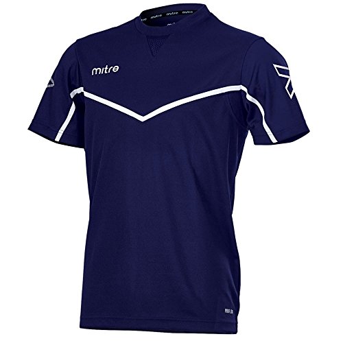 Mitre Kinder Primero Fußball Training T-Shirt L Marineblau/weiß von Mitre