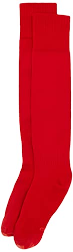 Mitre Mercury Fußball-/Sportsocken, einfarbig, unisex, Mercury Plain, scharlachrot, Size 9-11 von Mitre