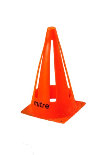Mitre Aircut Fußball Training Sicherheitskegel, Orange, 23 cm von Mitre
