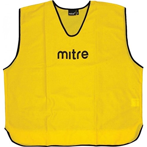 Mitre Trainingsleibchen-Set für das Grundlagentraining 25-teiliges, Yellow, Junior von Mitre