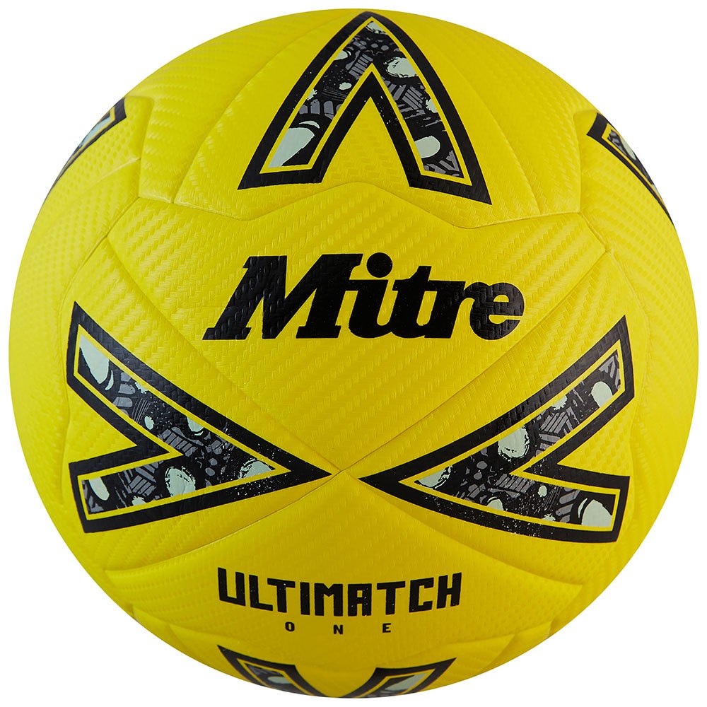 Mitre Ultimach One Football Ball Gelb 4 von Mitre