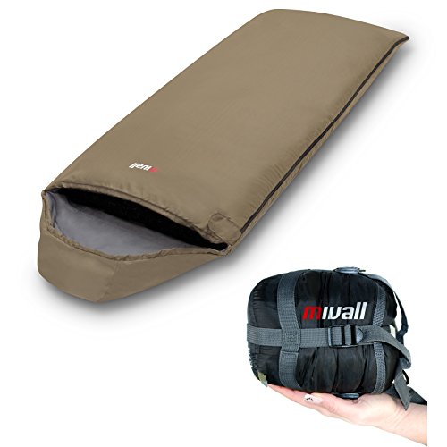 Mivall Patrol Deckenschlafsack, Ultraleicht mit kleinstem Packmaß Reiseschlafsack Sommerschlafsack Leichter Schlafsack von Mivall