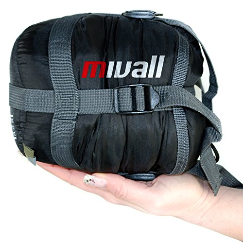 Mivall Ultraleichter Hüttenschlafsack - Klein, leicht und wärmend - Sommerschlafsack 720g von Mivall