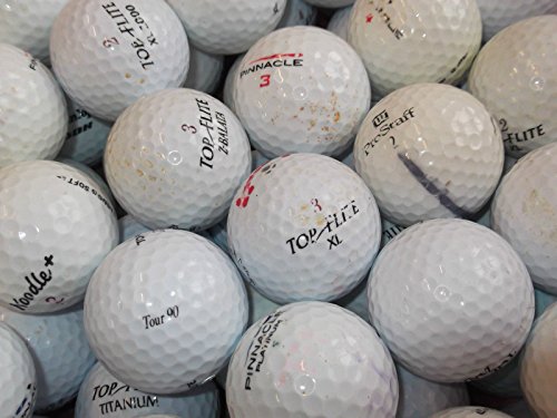 100 Wert Golf Bälle – Stufe 2 Lake Kugeln (nicht NEU) verwendet von Mixed Lake Balls