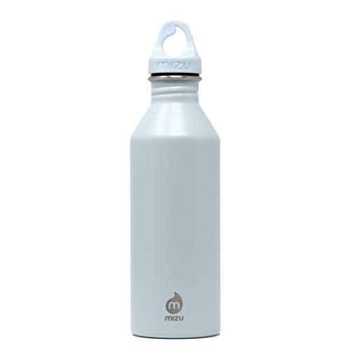 Mizu M8 Edelstahl-Wasserflasche, eisblau, 750 ml von Mizu