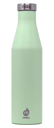 Mizu S6 Isolierte Wasserflasche, Meeresglas von Mizu
