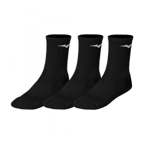 Mizuno 3P Socke Black/Black/Black L von Mizuno