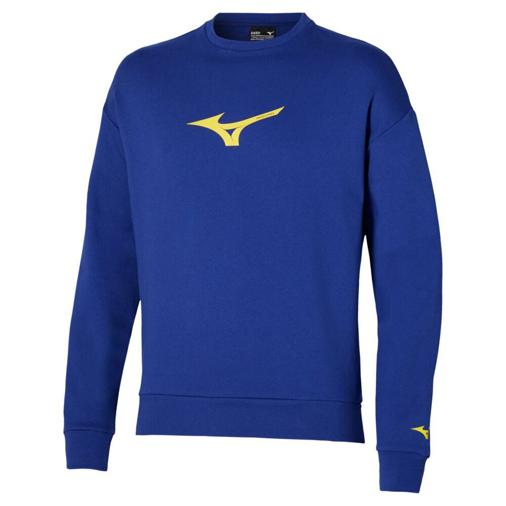 Mizuno Athletics Rb Sweatshirt Blau L Mann von Mizuno