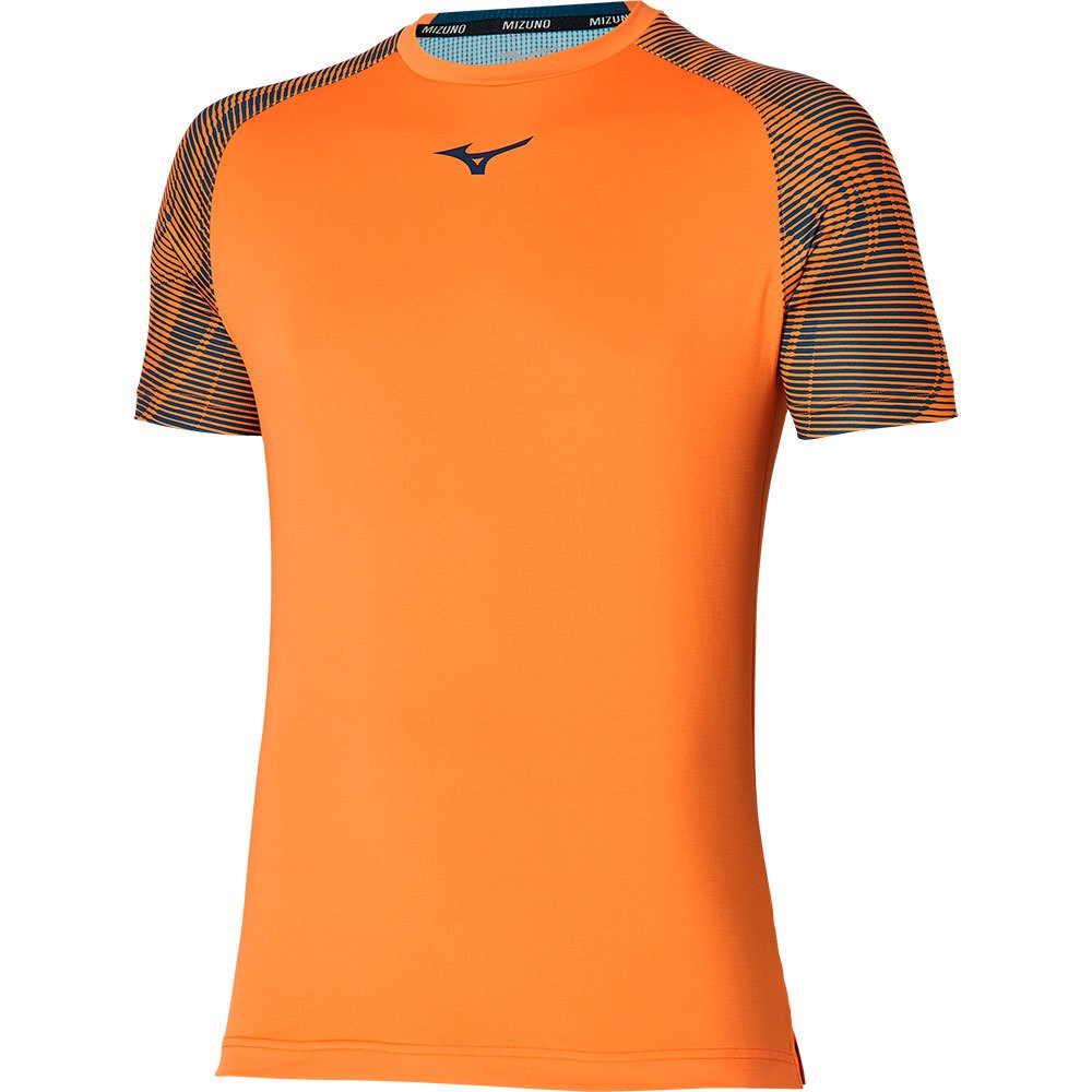 Mizuno Charge Shadow Short Sleeve T-shirt Orange XL Mann von Mizuno