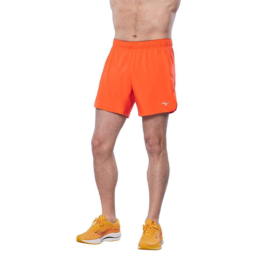 Mizuno Core 5.5´´ 2-in-1 Shorts Orange XL Mann von Mizuno