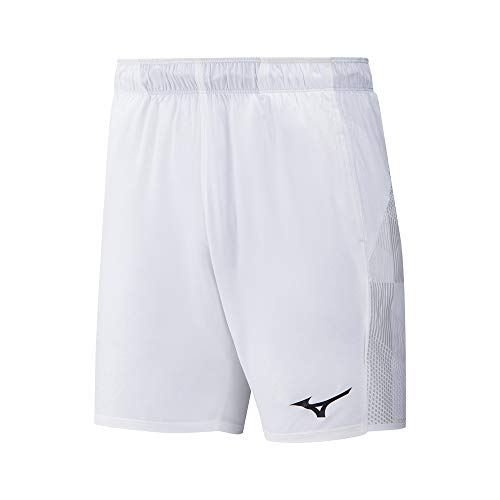 Mizuno Herren Shorts 8in Flex, White, L, K2GB8550 von Mizuno