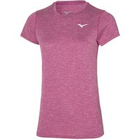 Mizuno Impulse Core Graphic Laufshirt Damen - Pink, Größe XL von Mizuno