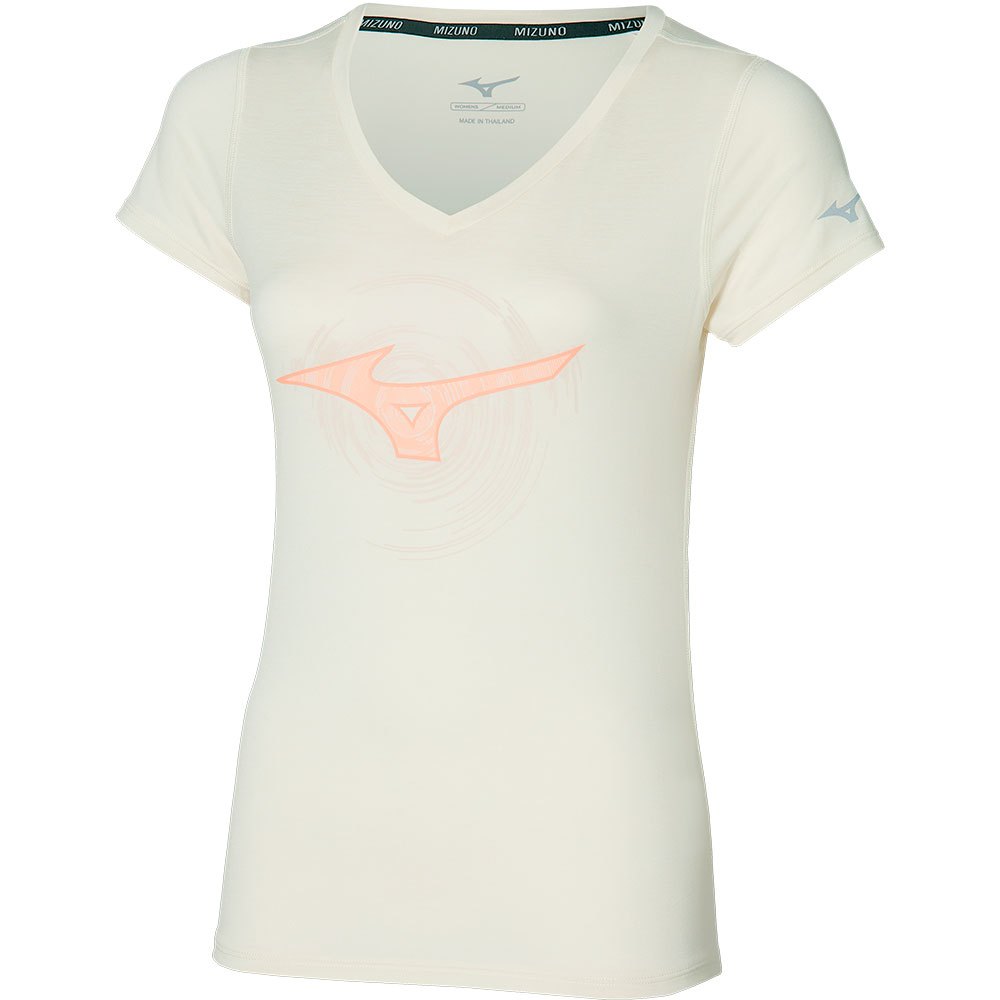 Mizuno Impulse Core Rb Short Sleeve T-shirt Weiß XS Frau von Mizuno