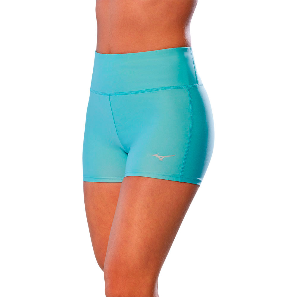 Mizuno Impulse Core Short Leggings Blau L Frau von Mizuno