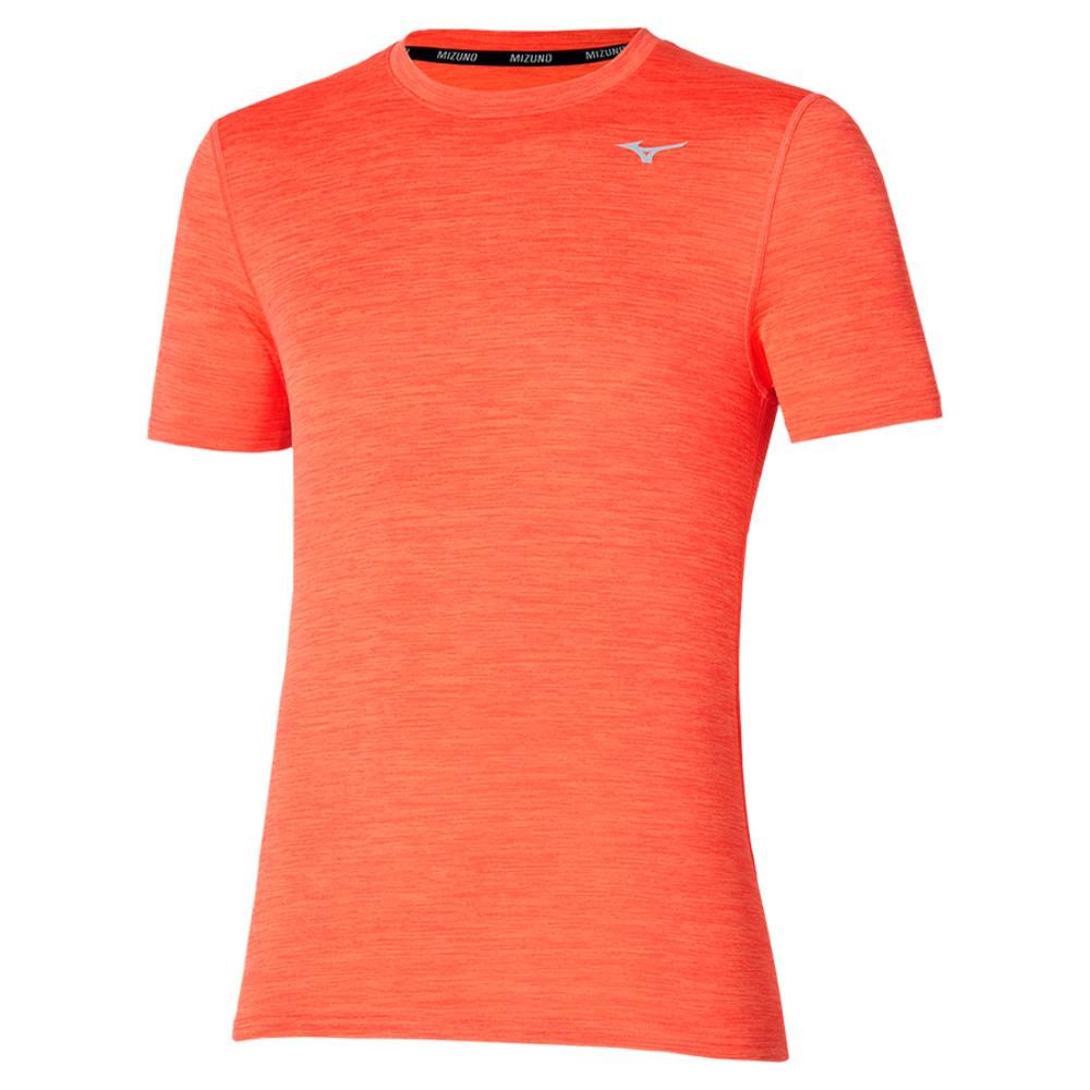Mizuno Impulse Core Short Sleeve T-shirt Orange L Mann von Mizuno