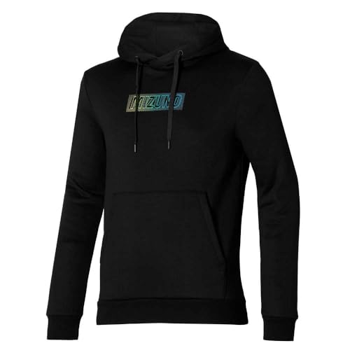 Mizuno K2GCA500-09 Athletic Release Hoodie Sweatshirt Herren Black Größe M von Mizuno