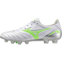 Mizuno Morelia Neo IV Pro FG Fußballschuhe 37 - white/neon green/cool gray 3c 42.5 von Mizuno