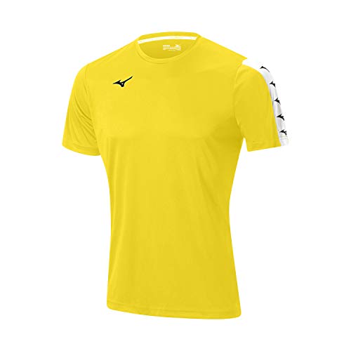 Mizuno Nara Tee M Herren-T-Shirts, Herren, T-Shirts, 32FA9A51, Gelb, XL von Mizuno