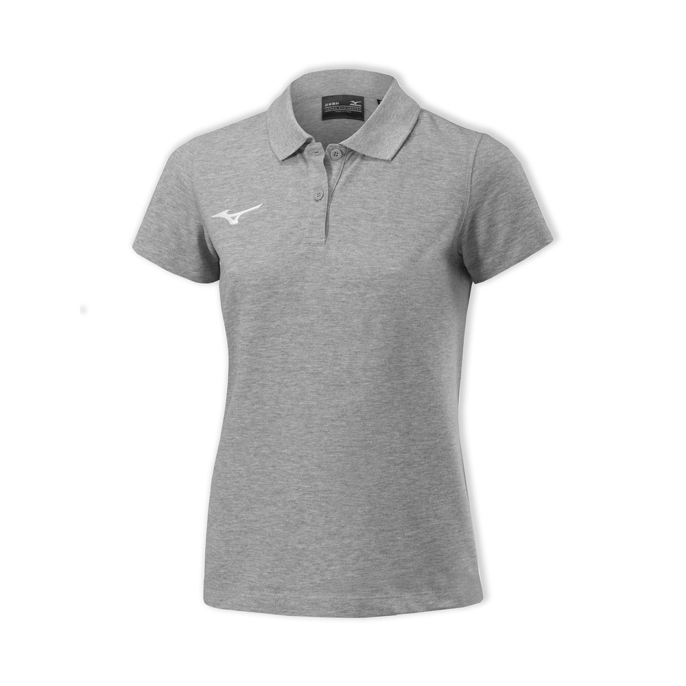 Mizuno Shizuoka Short Sleeve Polo Grau S Frau von Mizuno