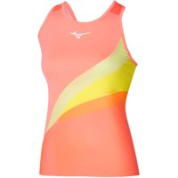 Mizuno Release Printed Tank-Top Damen in orange von Mizuno