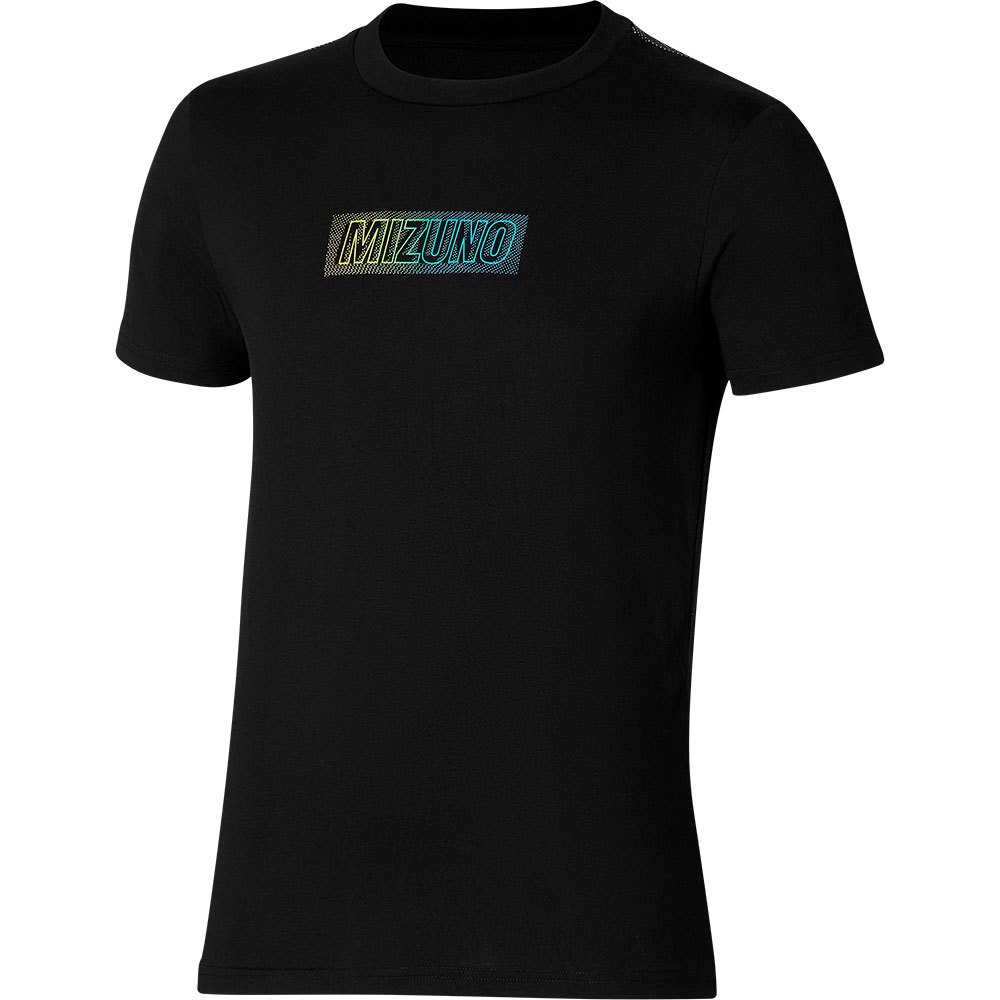 Mizuno Release Tape Short Sleeve T-shirt Schwarz 2XL Mann von Mizuno