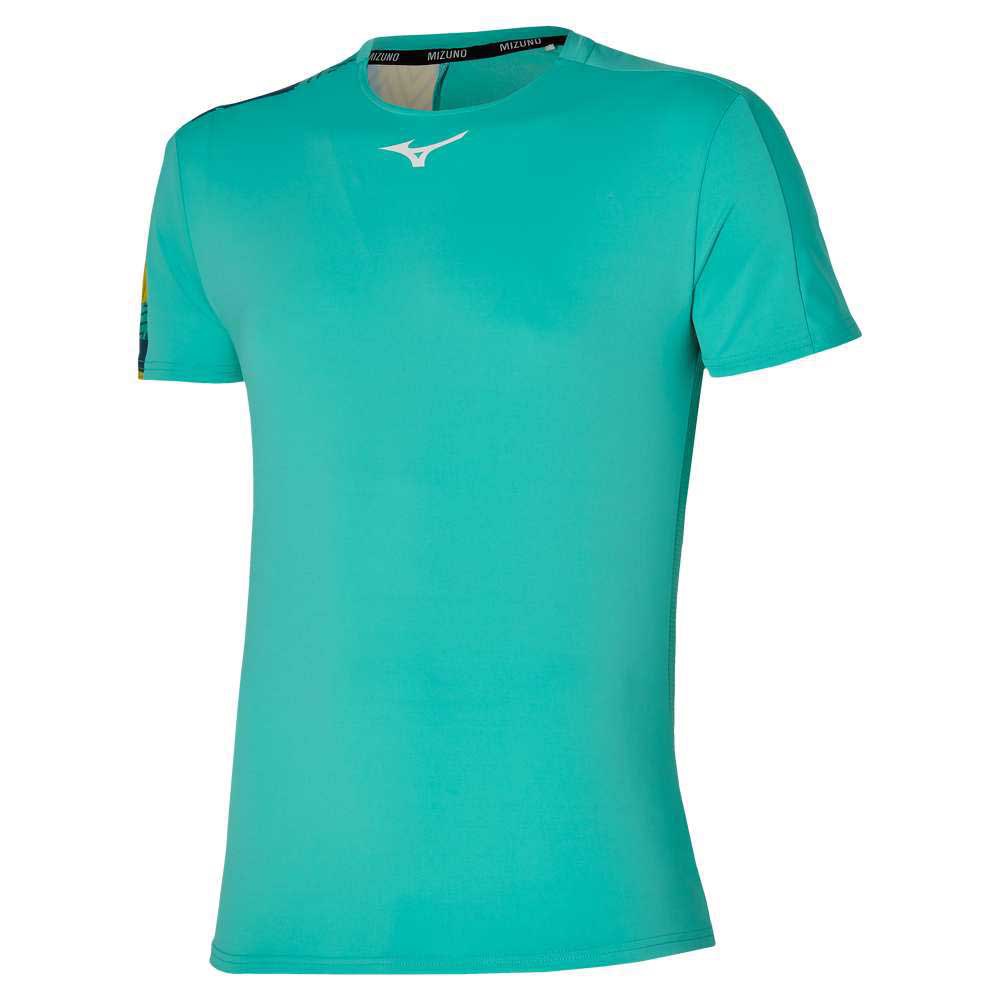 Mizuno Shadow Short Sleeve T-shirt Grün S Mann von Mizuno