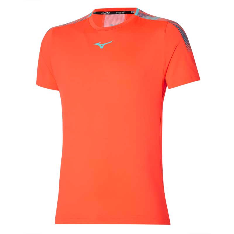 Mizuno Shadow Short Sleeve T-shirt Orange XL Mann von Mizuno
