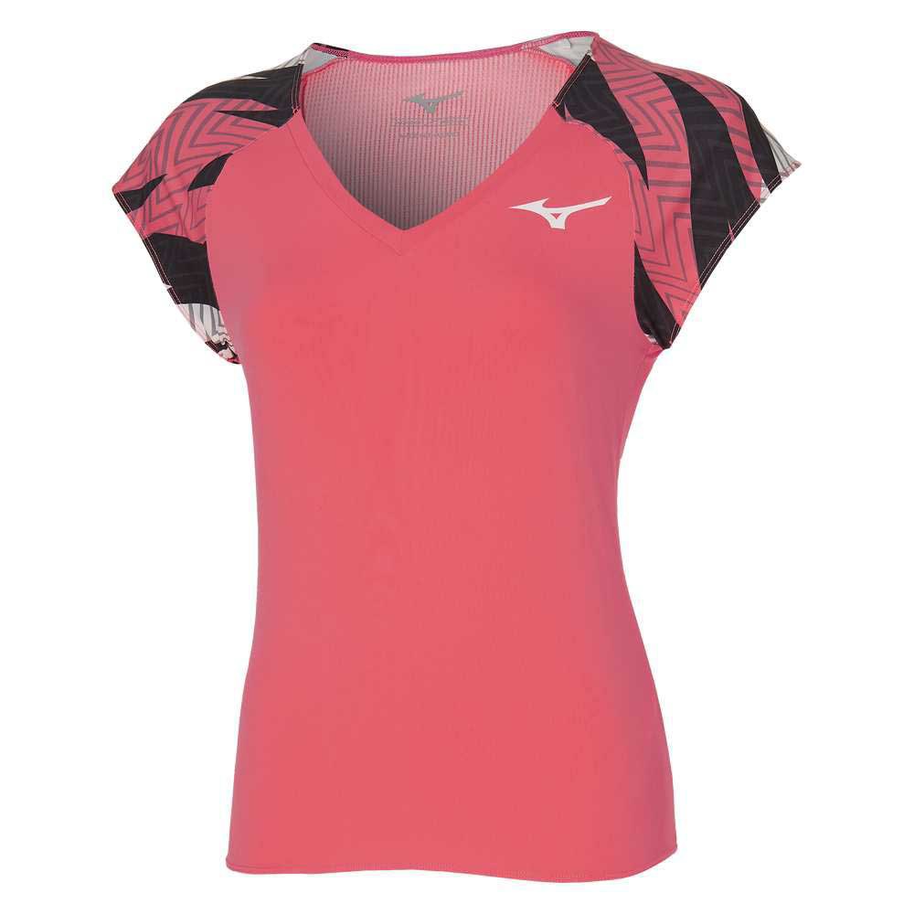 Mizuno 62ga2202 Short Sleeve T-shirt Rosa XS Frau von Mizuno