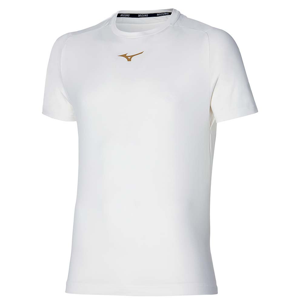 Mizuno 62gaa00101 Short Sleeve T-shirt Weiß 2XL Mann von Mizuno