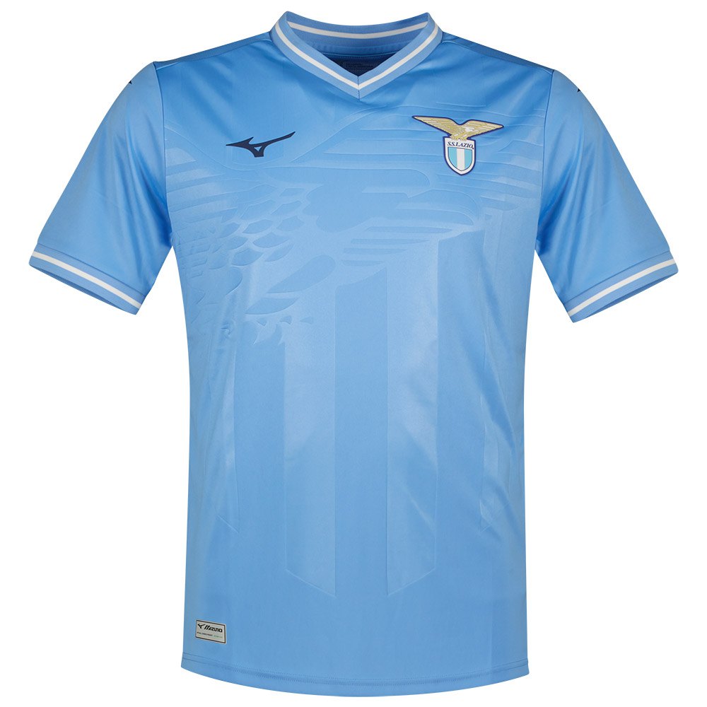 Mizuno Ss Lazio 23/24 Short Sleeve T-shirt Home Blau 2XL von Mizuno