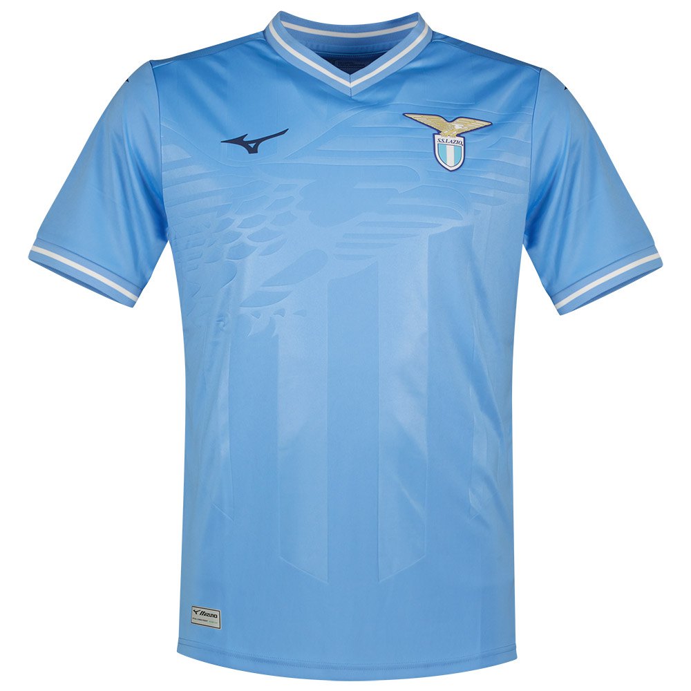 Mizuno Ss Lazio 23/24 Short Sleeve T-shirt Home Blau S von Mizuno